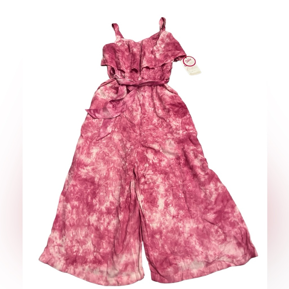 NWT Girls Justice Tie Dye Jumpsuit